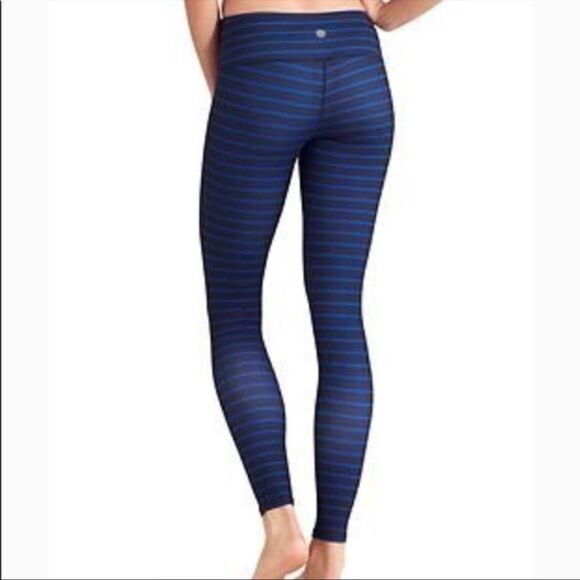 Athleta Chaturanga Admiral Stripe 7/8 Legging - Picture 2 of 10